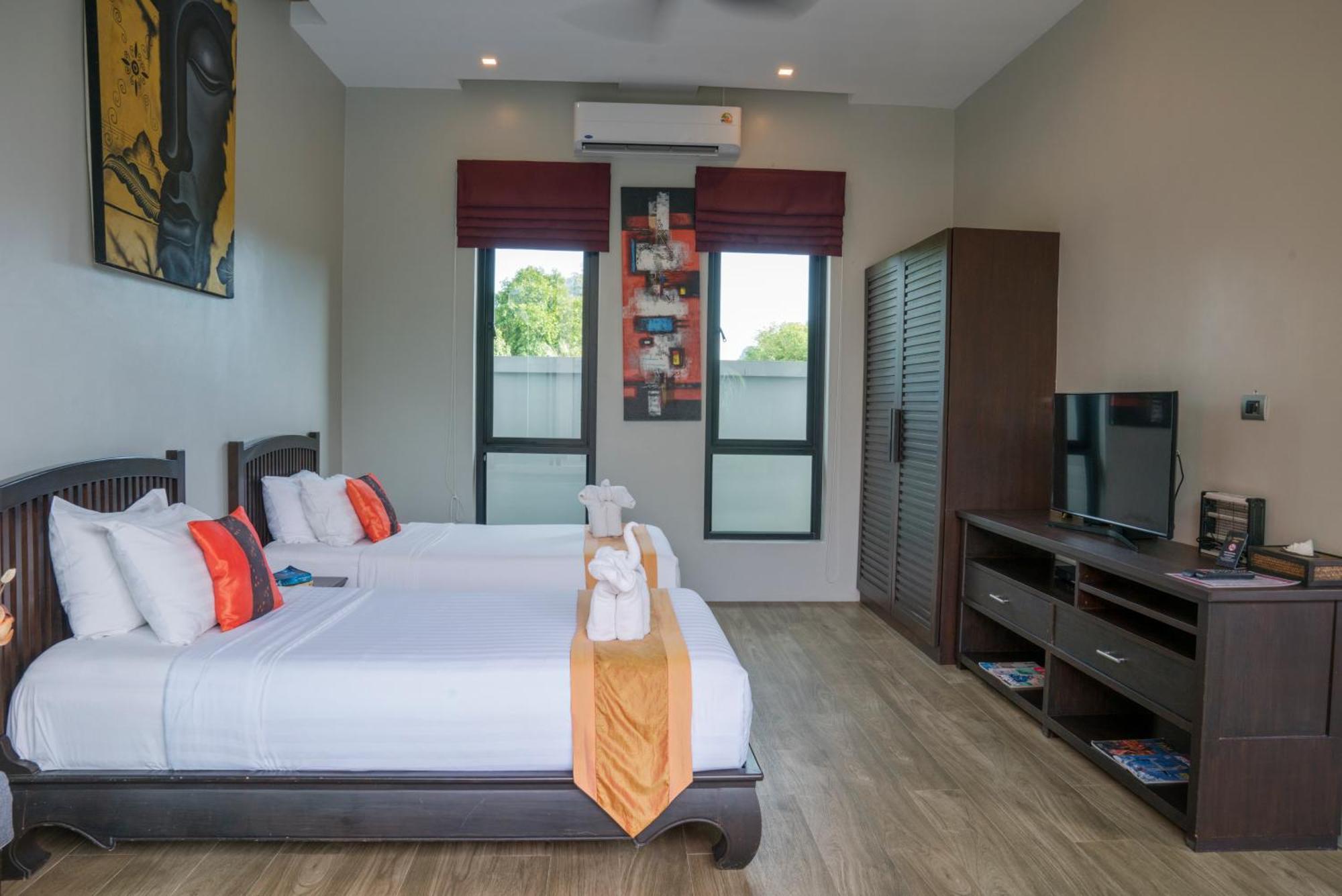 Narintara Private Pool Villas - Free Tuk-Tuk Service To The Beach! Ao Nang Bagian luar foto