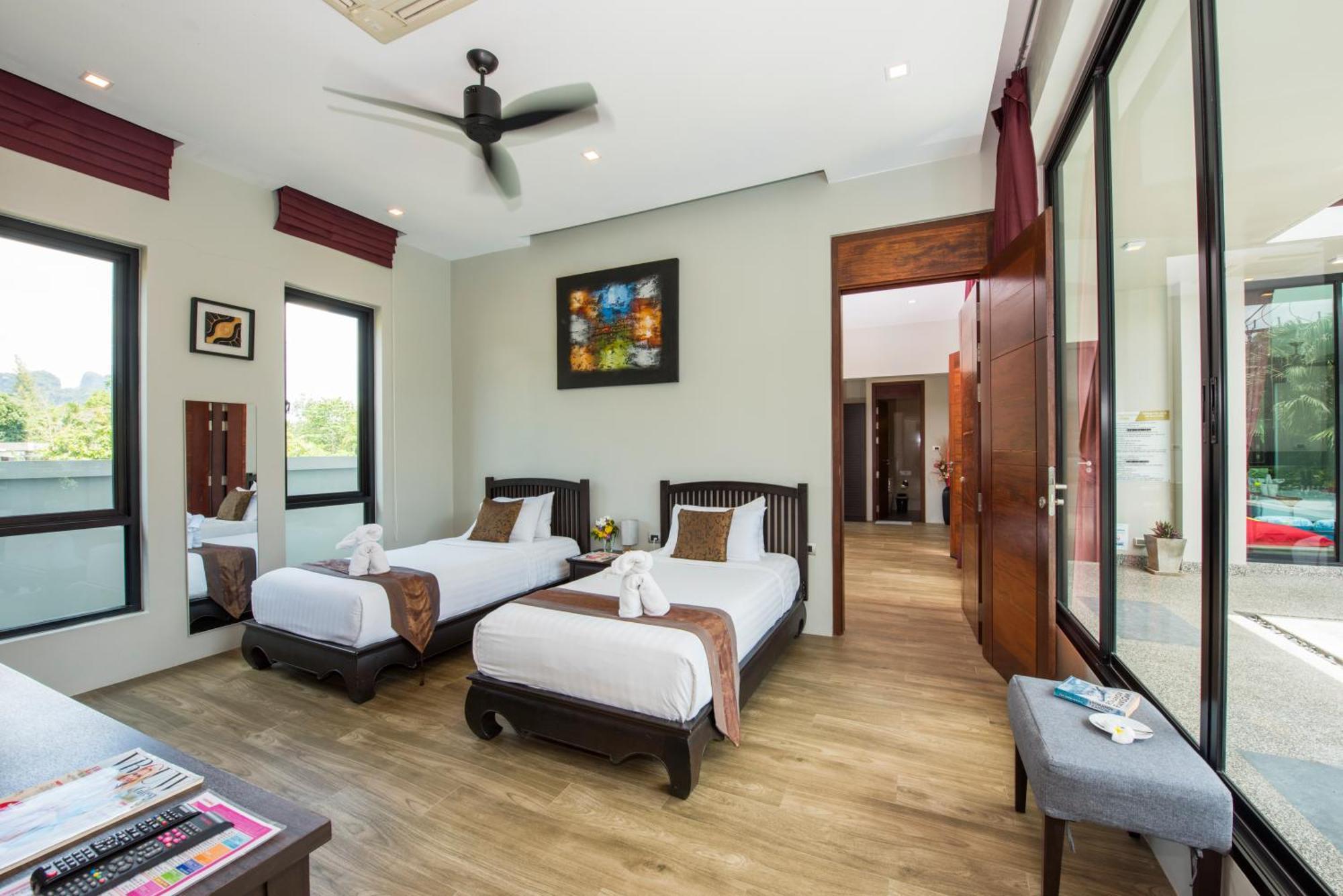 Narintara Private Pool Villas - Free Tuk-Tuk Service To The Beach! Ao Nang Bagian luar foto