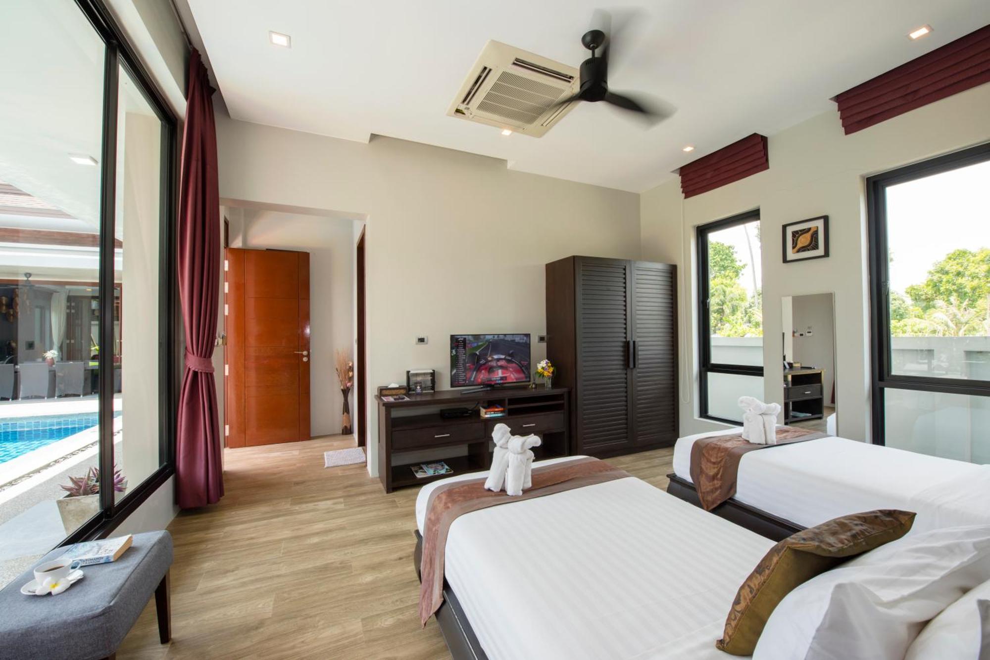 Narintara Private Pool Villas - Free Tuk-Tuk Service To The Beach! Ao Nang Bagian luar foto