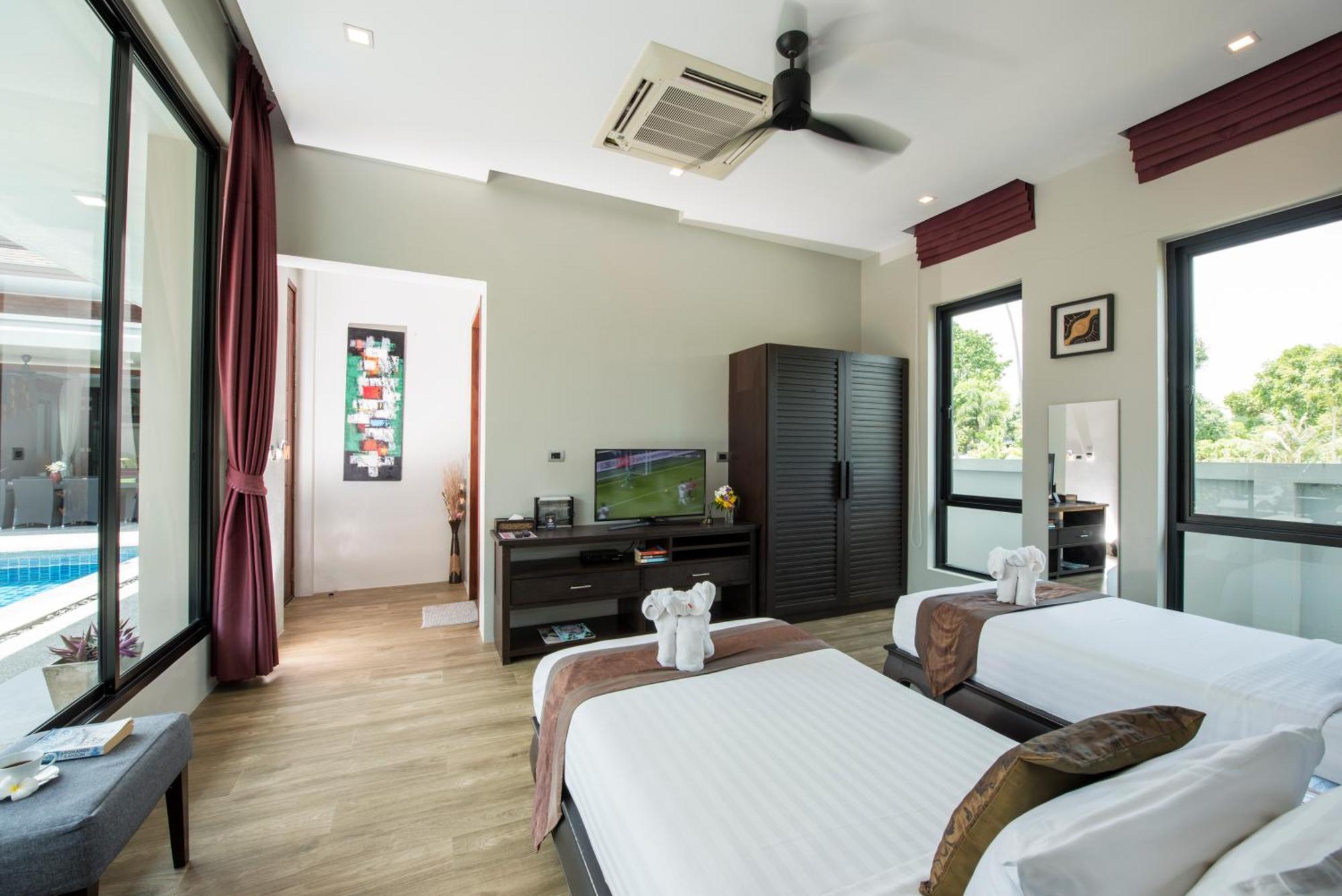 Narintara Private Pool Villas - Free Tuk-Tuk Service To The Beach! Ao Nang Bagian luar foto